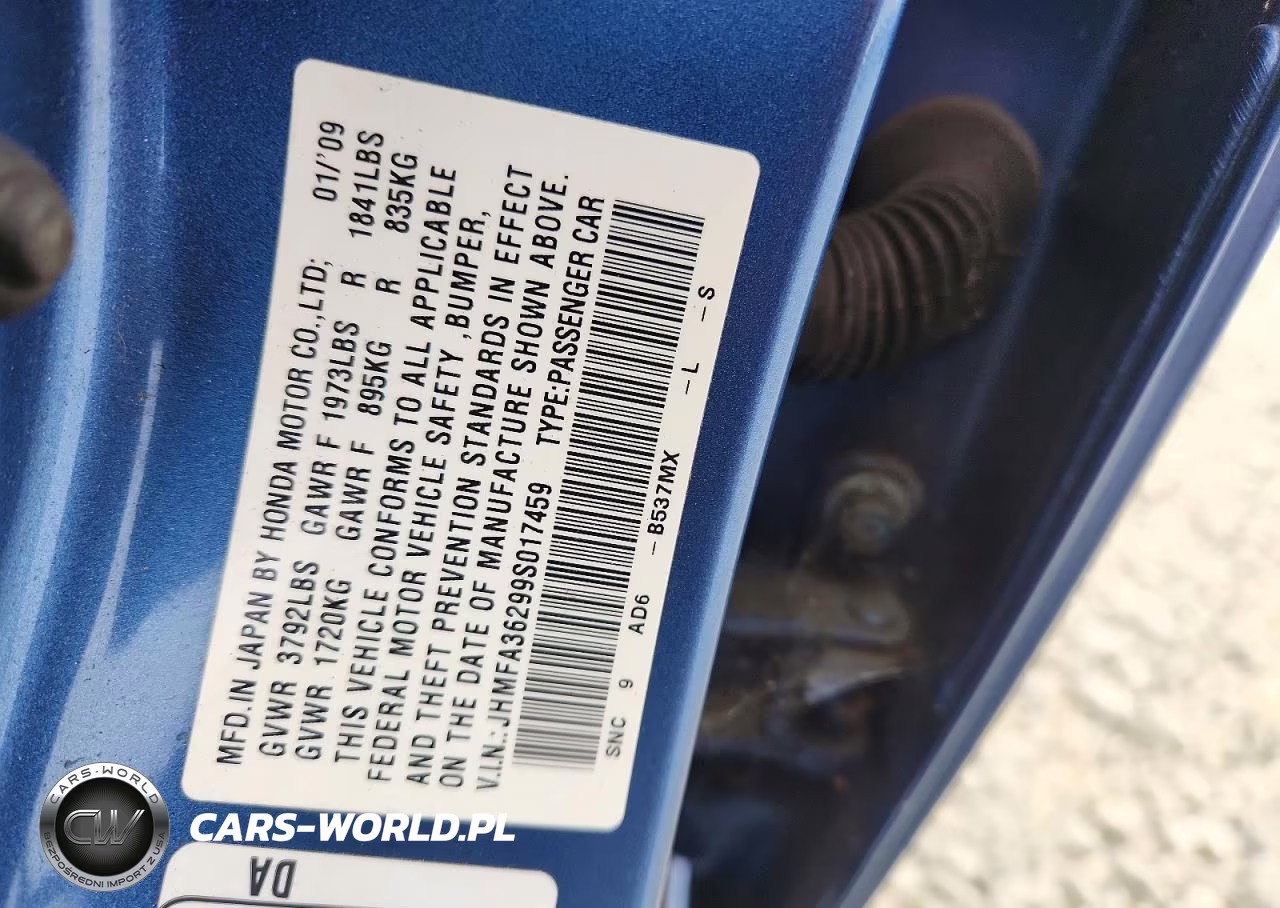 2009 Honda Civic Hybrid VIN:JHMFA36299S017459 - 12