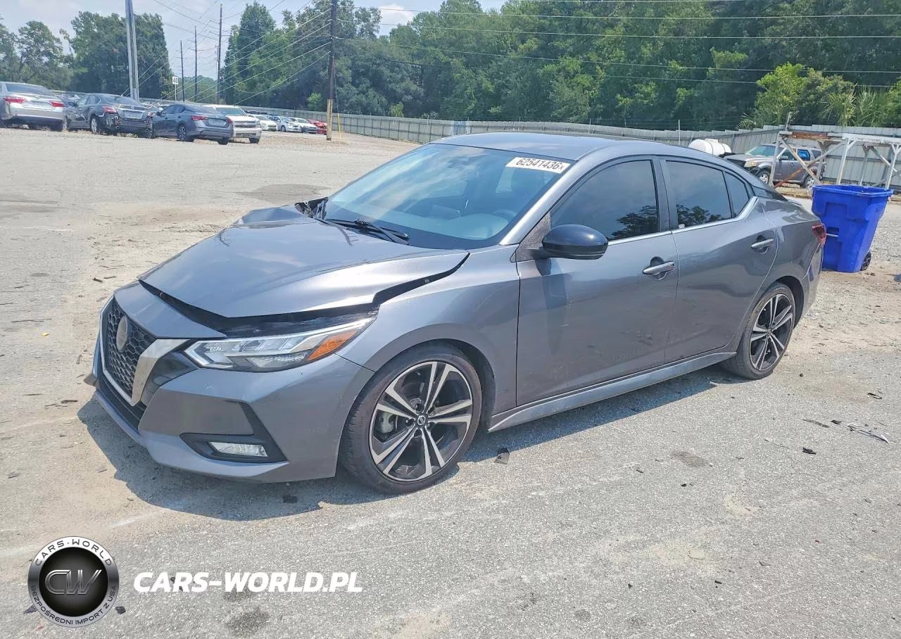 2021 Nissan Sentra Sr VIN:3N1AB8DV5MY233681 - 1