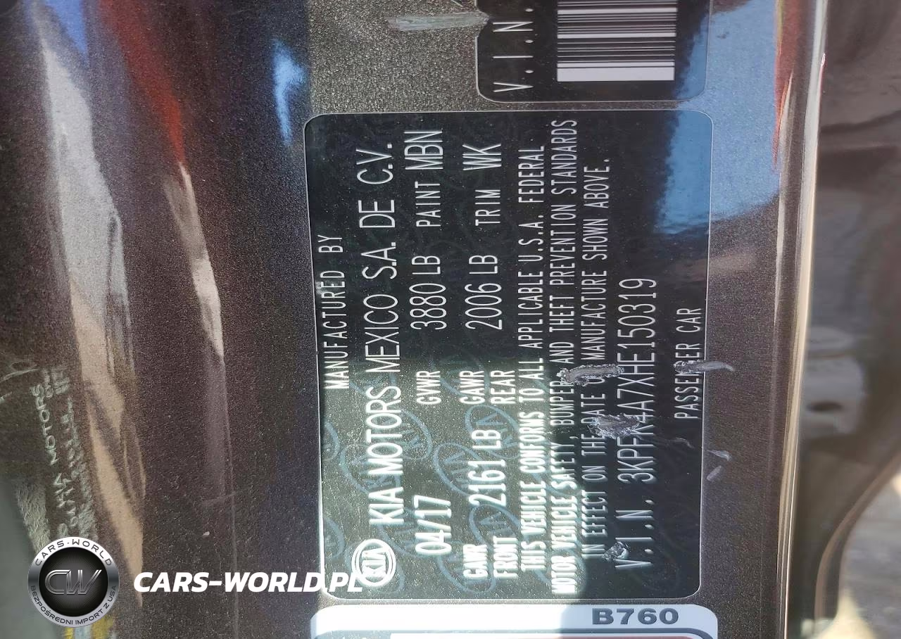 2017 Kia Forte Lx VIN:3KPFK4A7XHE150319 - 12
