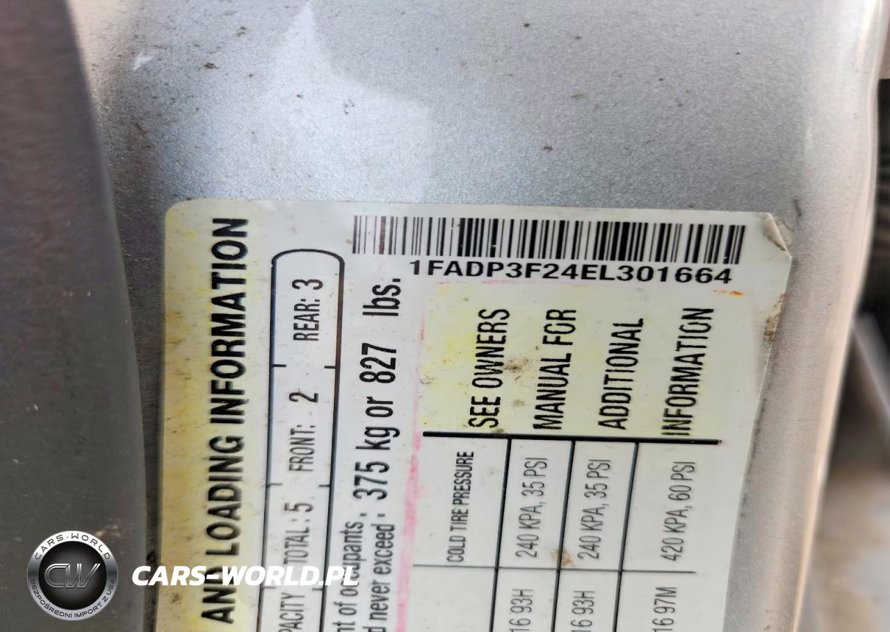 2014 Ford Focus Se VIN:1FADP3F24EL301664 - 12