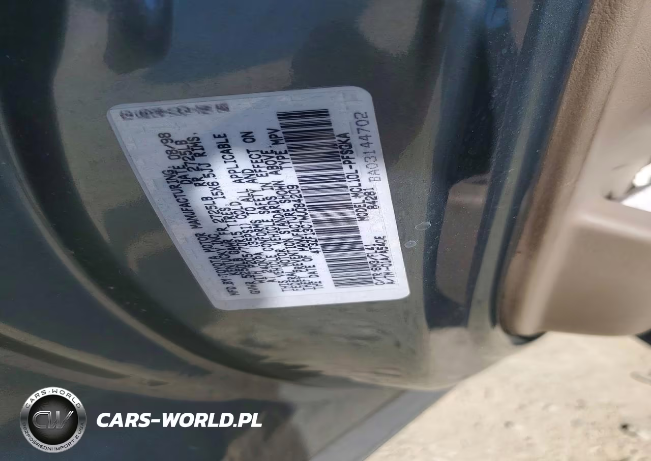 1998 Toyota Sienna Le VIN:4T3ZF13C7WU084209 - 14