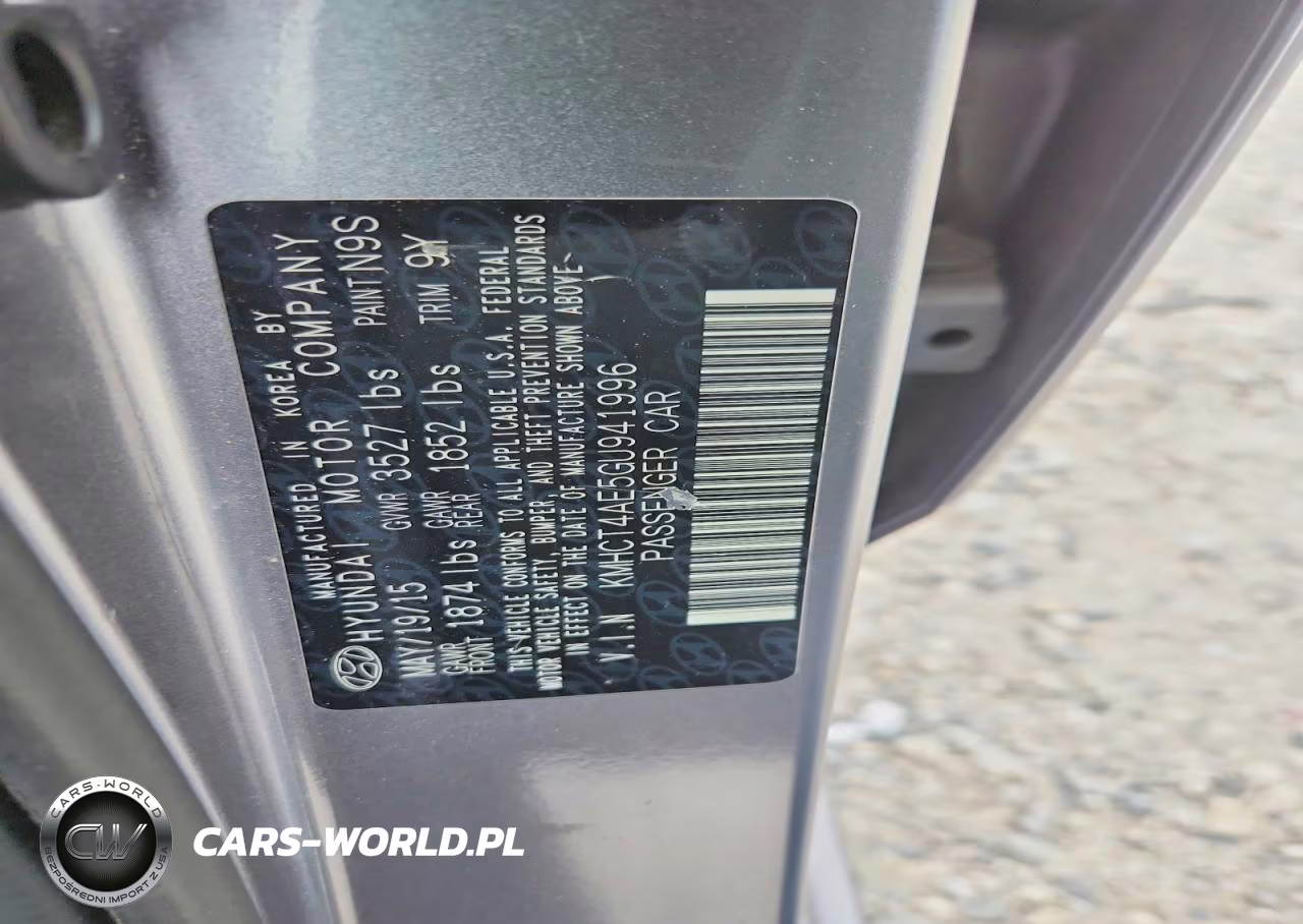 2016 Hyundai Accent Se VIN:KMHCT4AE5GU941996 - 12