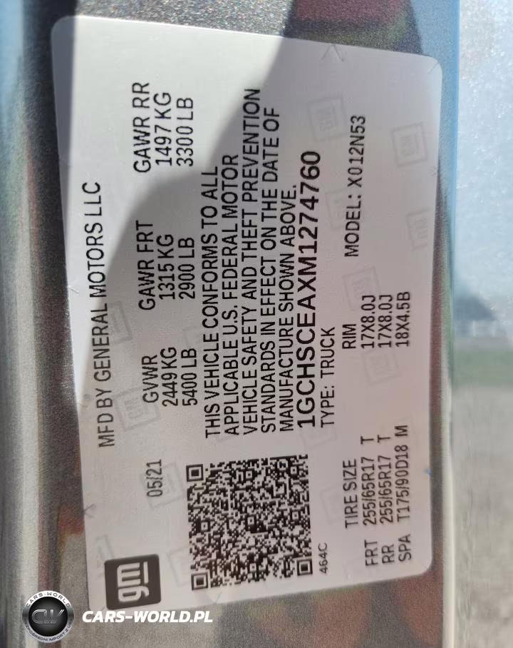 2021 Chevrolet Colorado VIN:1GCHSCEAXM1274760 - 13