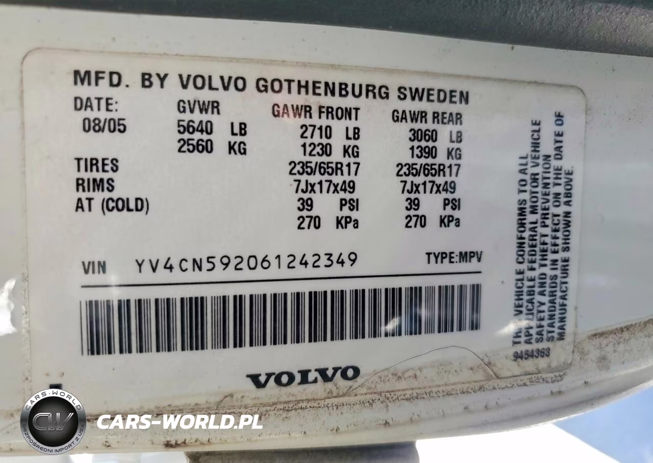 2006 Volvo Xc 90 VIN:YV4CN592061242349 - 13