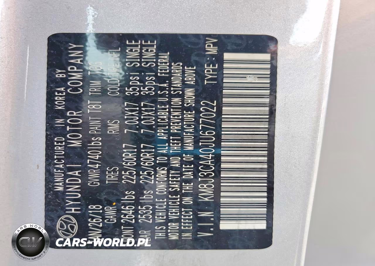 2018 Hyundai Tucson Sel VIN:KM8J3CA40JU677022 - 13