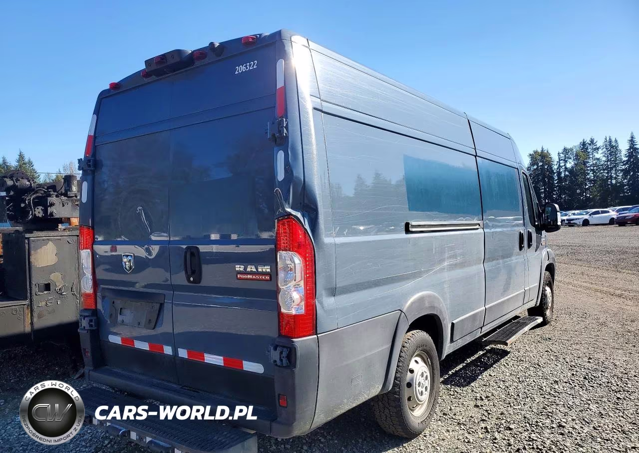 2021 Ram Promaster 3500 Delivery Van VIN:3C6MRVJG0ME535396 - 3