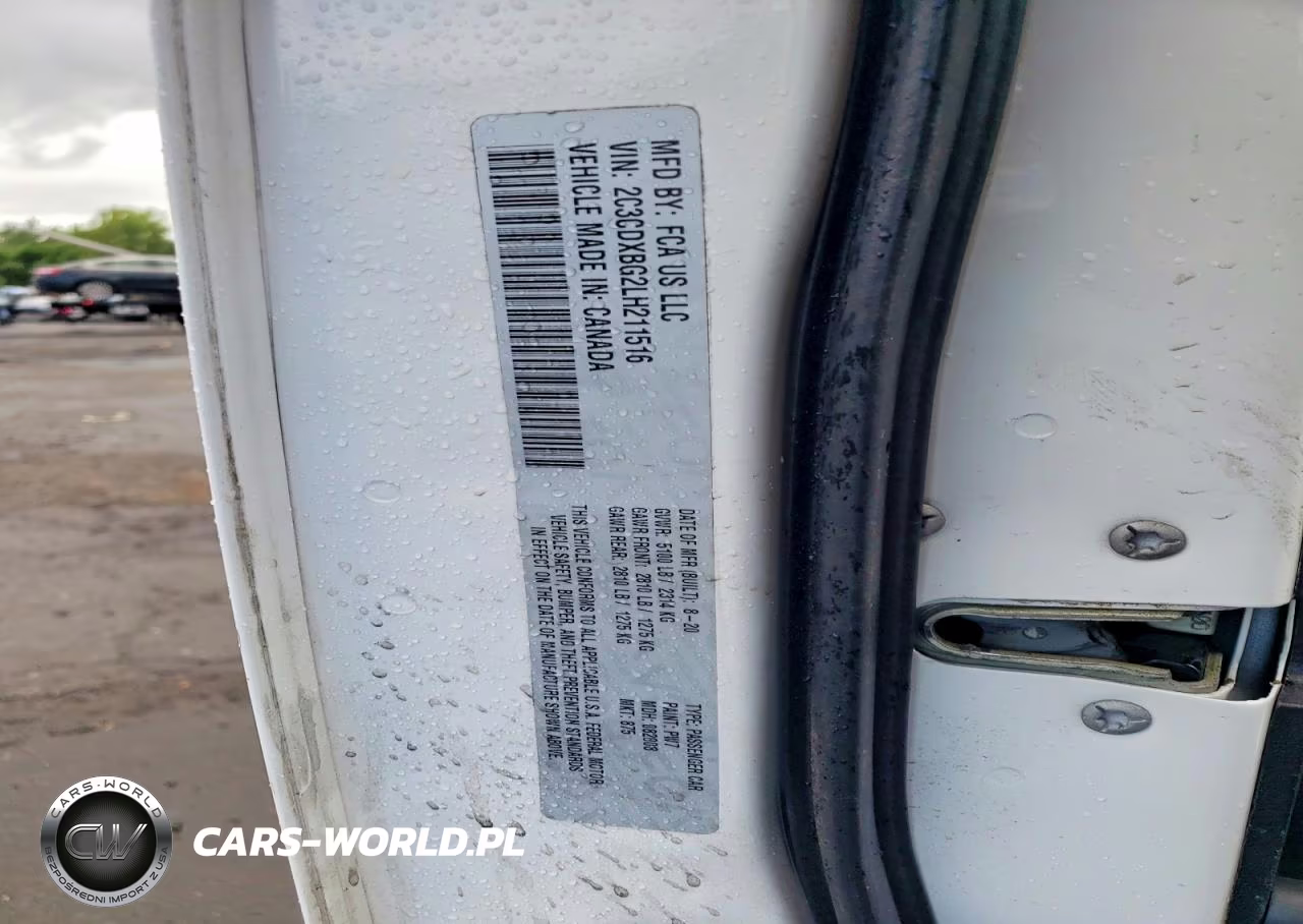 2020 Dodge Charger Sxt VIN:2C3CDXBG2LH211516 - 12