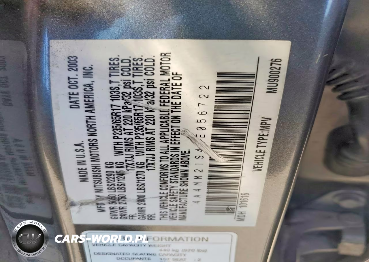 2004 Mitsubishi Endeavor Ls VIN:4A4MM21S44E056722 - 13