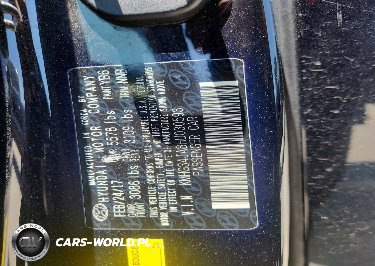 2017 Genesis G90 Premium VIN:KMHG34JA8HU030593 - 12