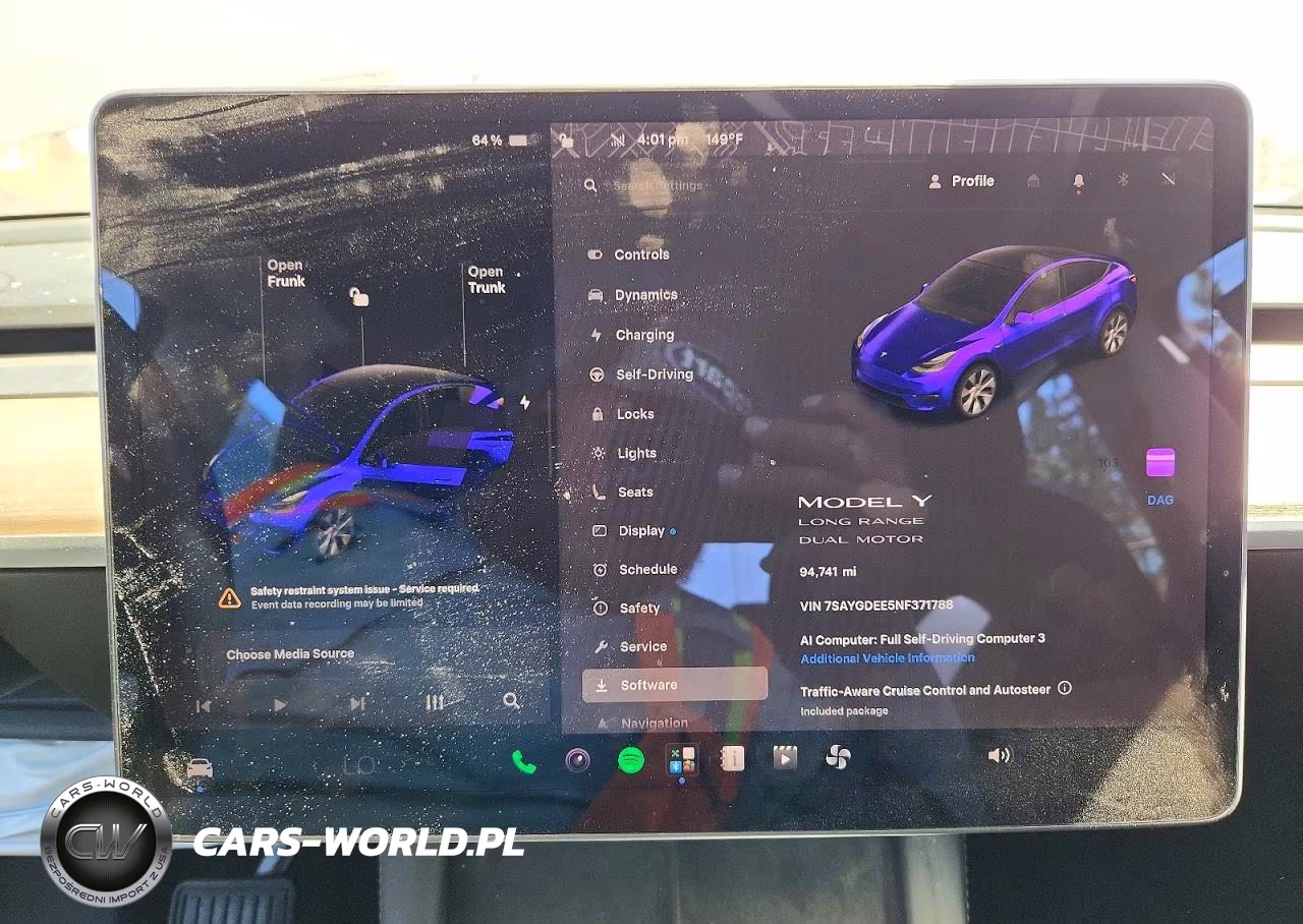 2022 Tesla Model Y VIN:7SAYGDEE5NF371788 - 9