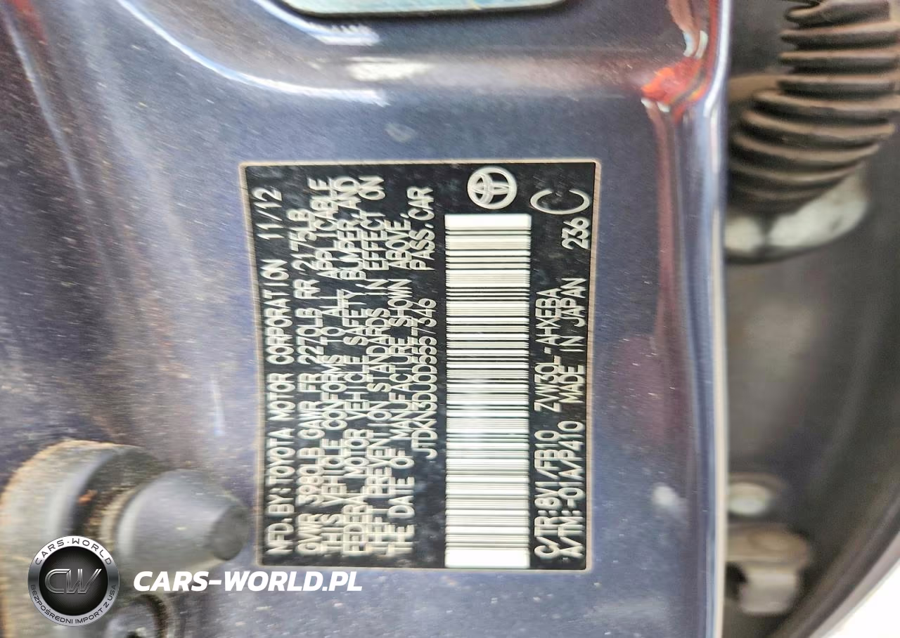 2013 Toyota Prius One VIN:JTDKN3DU0D5557346 - 12