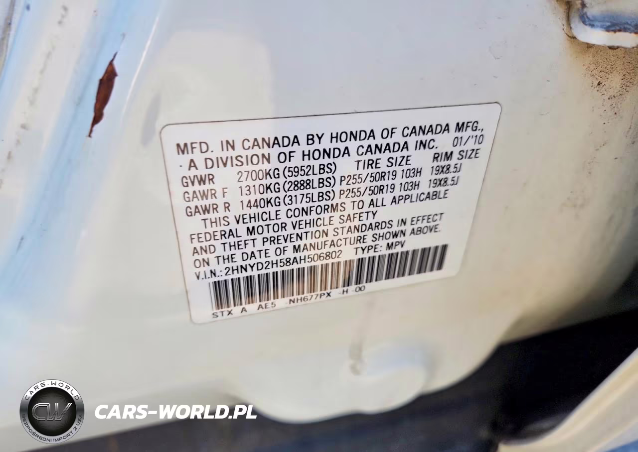 2010 Acura Mdx Advance VIN:2HNYD2H58AH506802 - 13