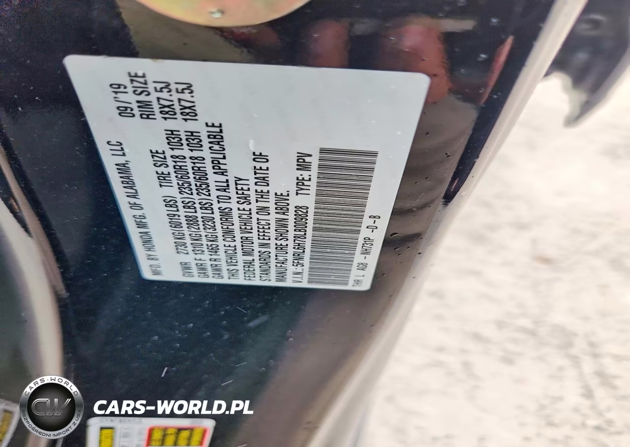 2020 Honda Odyssey Exl VIN:5FNRL6H78LB009828 - 13