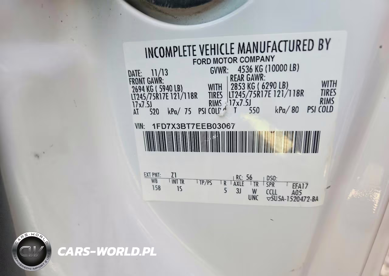 2014 Ford F350 Super Duty VIN:1FD7X3BT7EEB03067 - 12