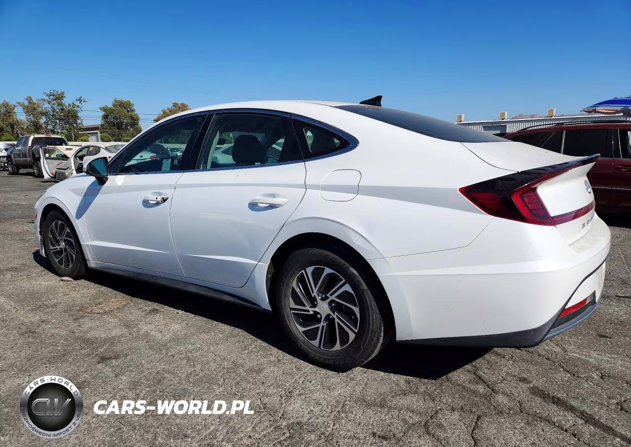 2021 Hyundai Sonata Hybrid Blue VIN:KMHL24JJ3MA033754 - 2