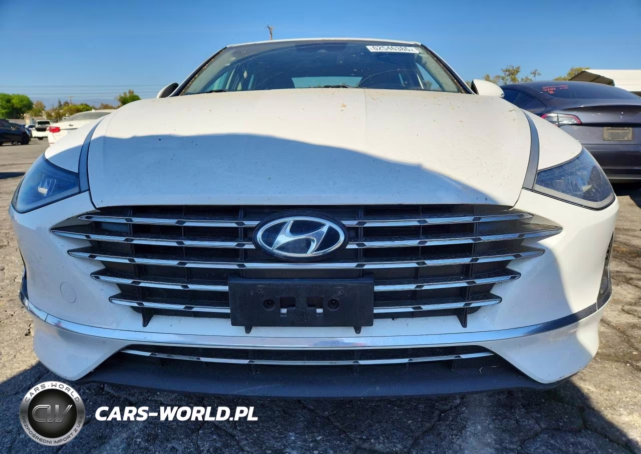 2021 Hyundai Sonata Hybrid Blue VIN:KMHL24JJ3MA033754 - 5