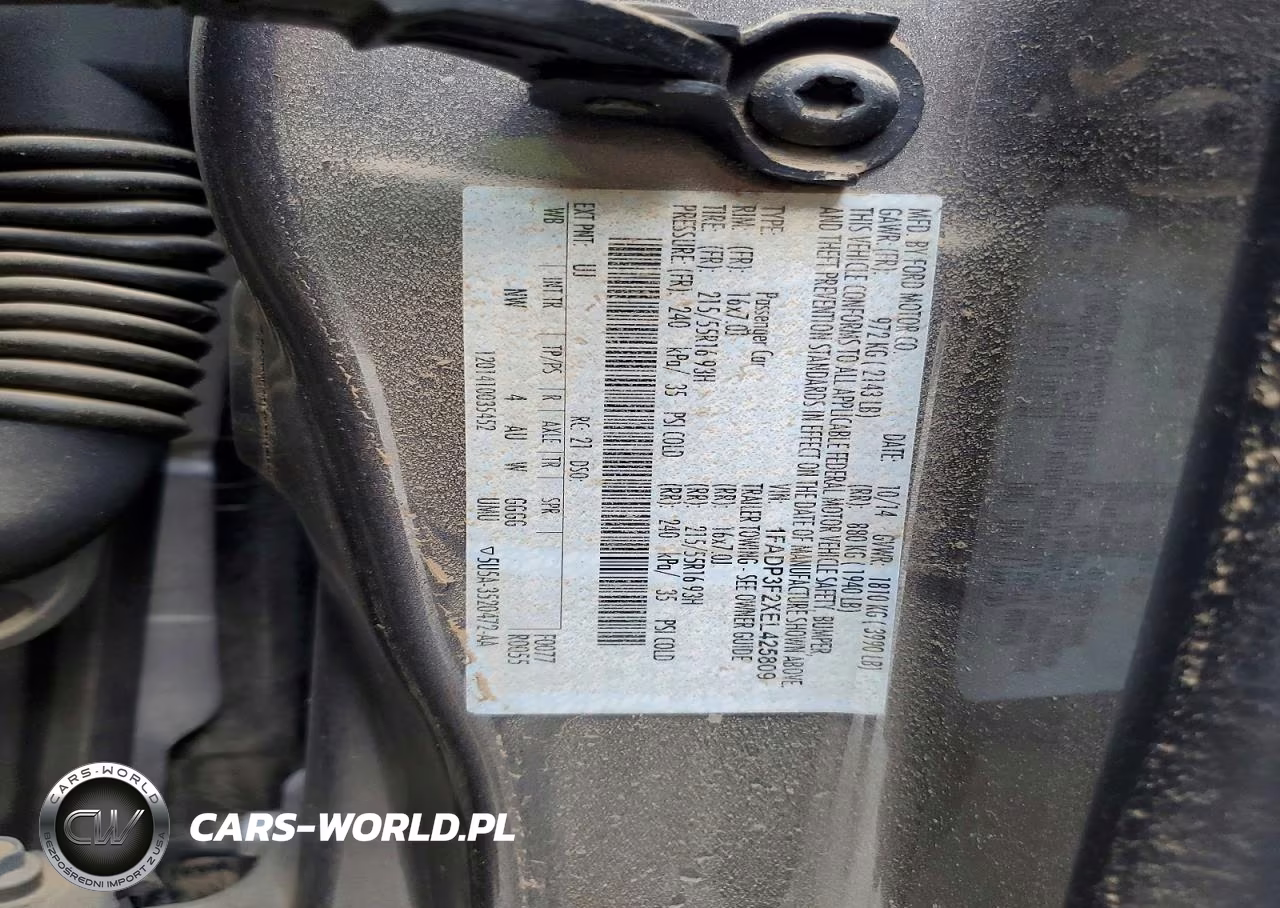 2014 Ford Focus Se VIN:1FADP3F2XEL425809 - 12
