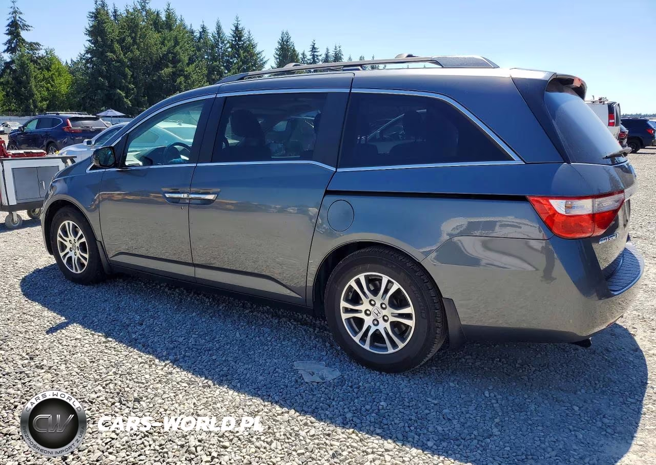 2012 Honda Odyssey Exl VIN:5FNRL5H65CB050726 - 2
