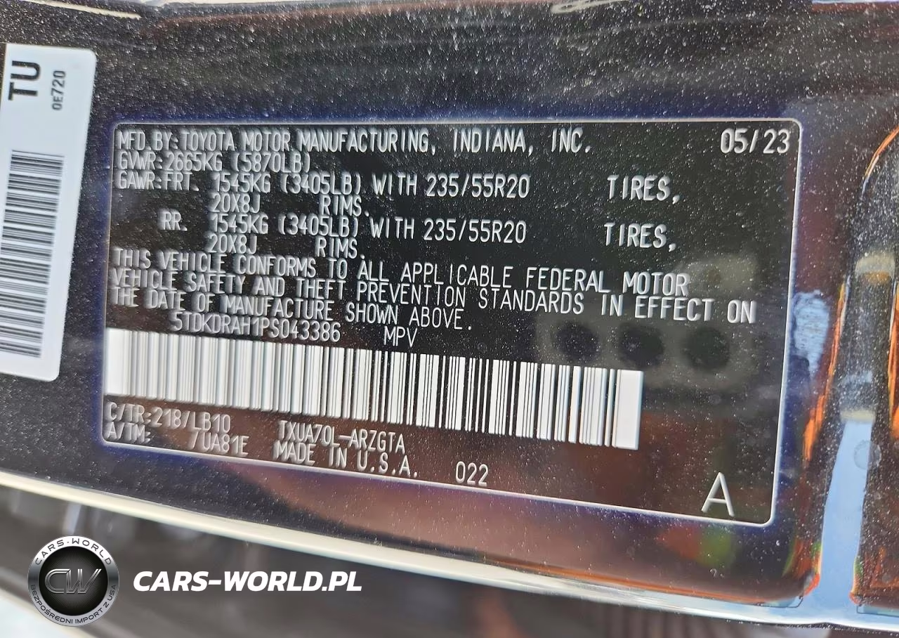2023 Toyota Highlander Limited VIN:5TDKDRAH1PS043386 - 13