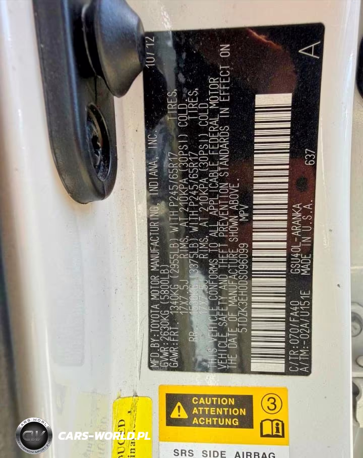 2013 Toyota Highlander Plus VIN:5TDZK3EH0DS096099 - 10