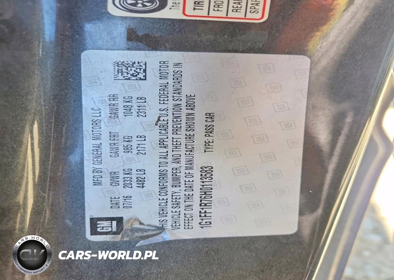 2017 Chevrolet Camaro Ss VIN:1G1FF1R76H0113583 - 12