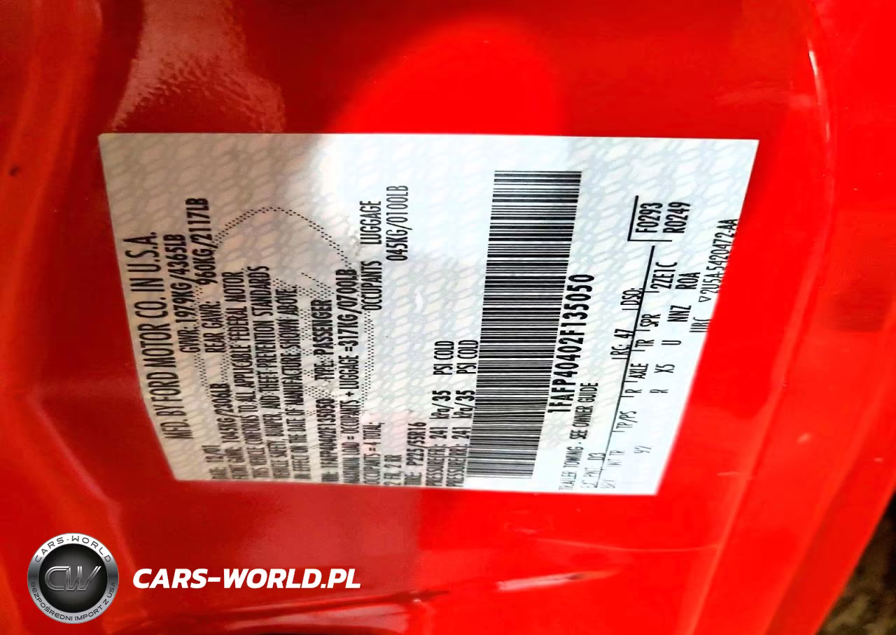 2002 Ford Mustang VIN:1FAFP40402F135050 - 13