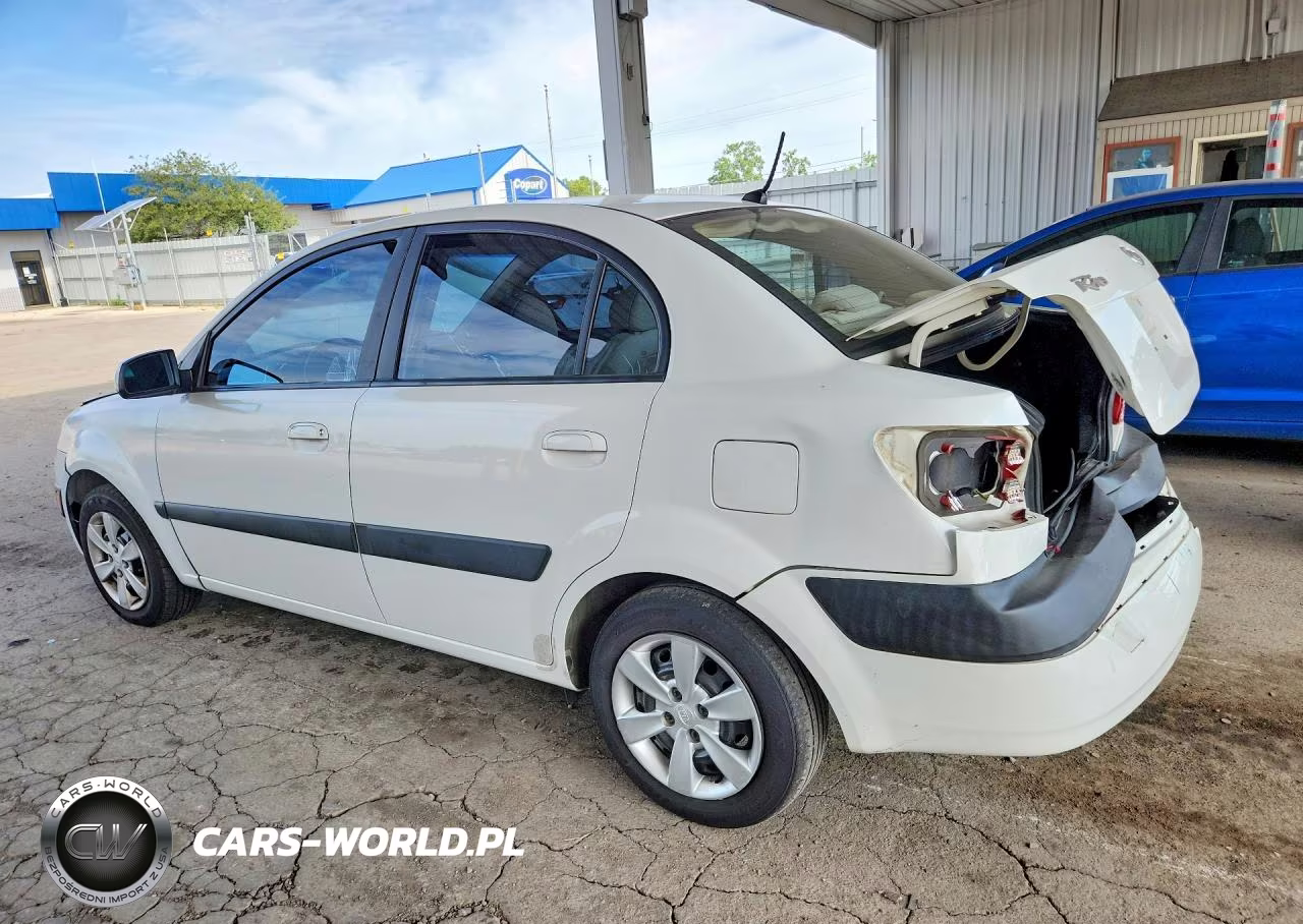 2007 Kia Rio Base VIN:KNADE123276222186 - 2