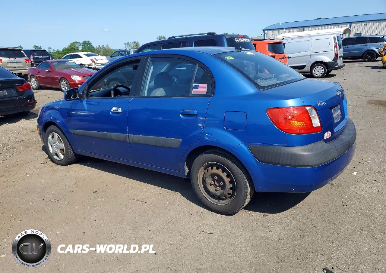 2006 Kia Rio Base VIN:KNADE123X66178646 - 2