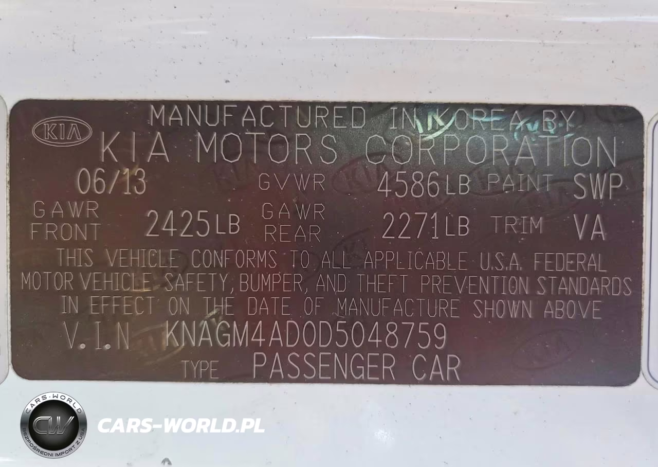 2013 Kia Optima Hybrid VIN:KNAGM4AD0D5048759 - 12