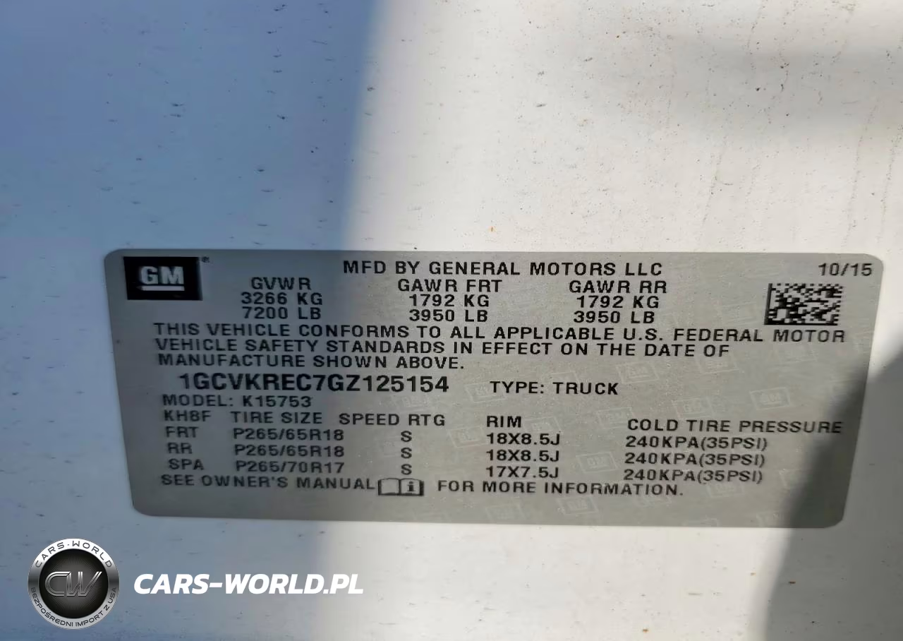 2016 Chevrolet Silverado K1500 Lt VIN:1GCVKREC7GZ125154 - 12