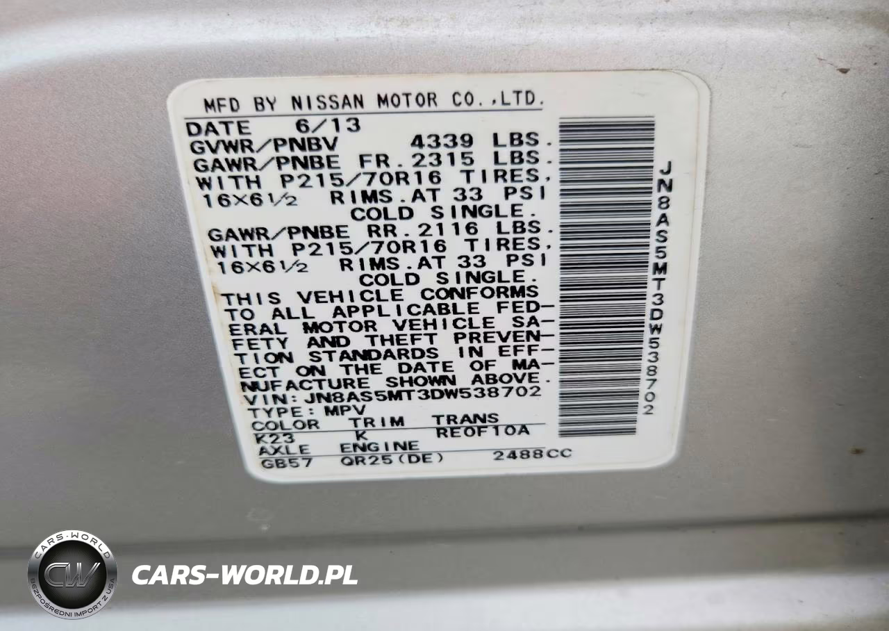 2013 Nissan Rogue S VIN:JN8AS5MT3DW538702 - 12