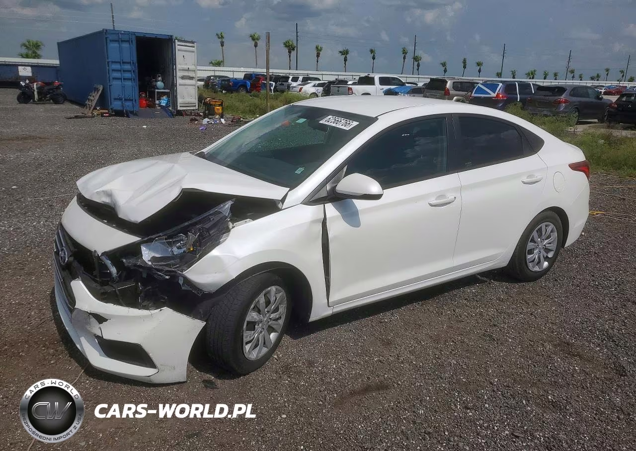 2021 Hyundai Accent Se VIN:3KPC24A63ME139442 - 1