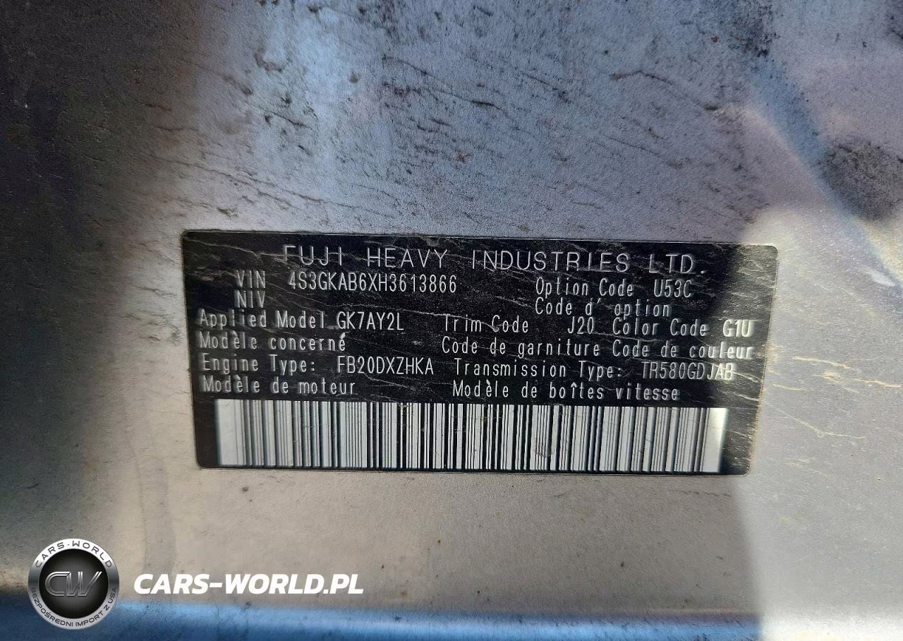 2017 Subaru Impreza Premium VIN:4S3GKAB6XH3613866 - 12