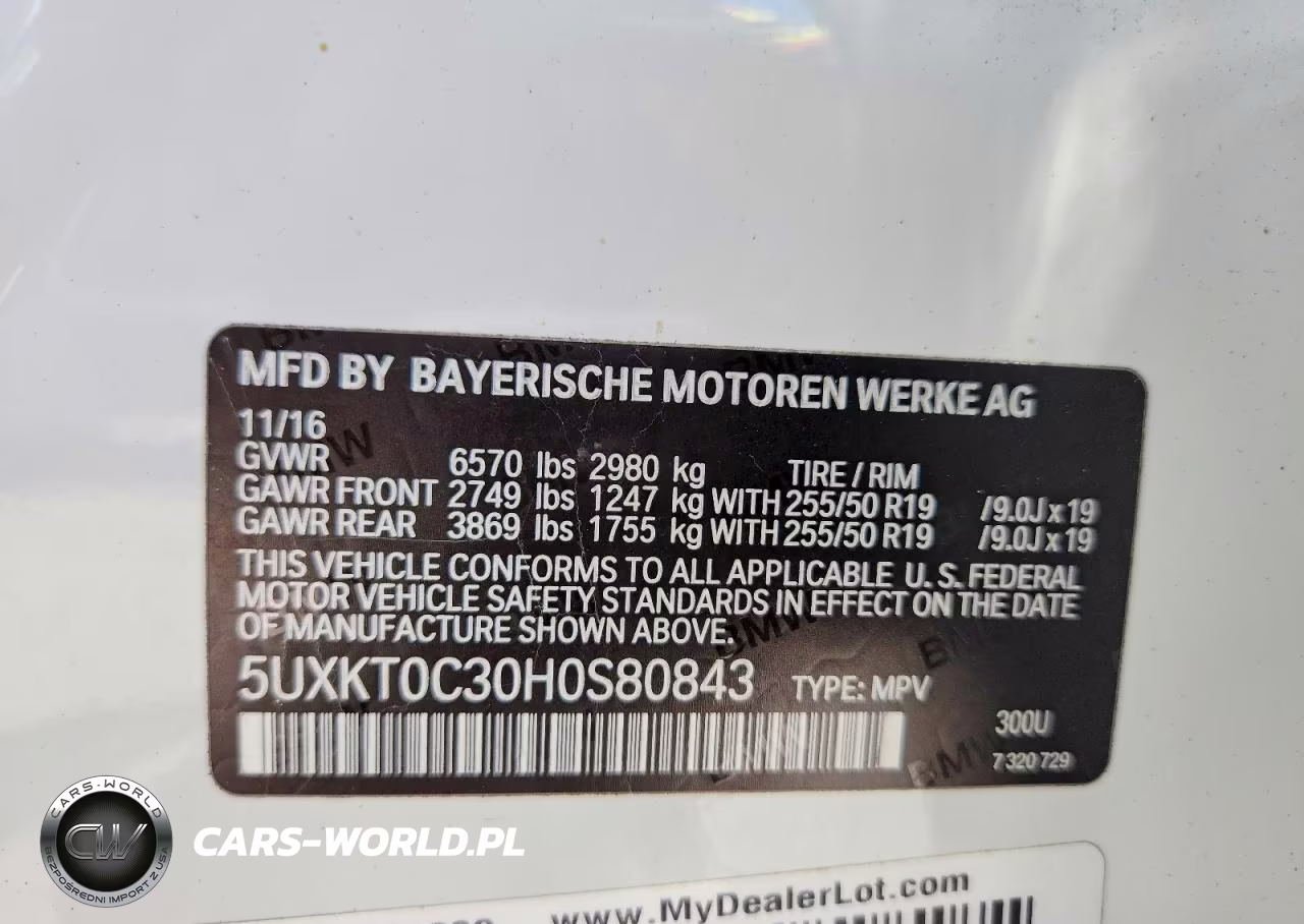 2017 BMW X5 Xdr40E VIN:5UXKT0C30H0S80843 - 13