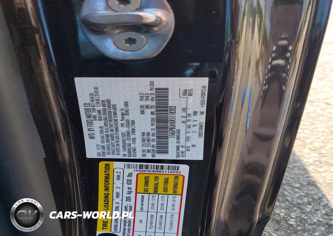 2024 Ford Mustang VIN:1FAGP8UHXR5118202 - 12