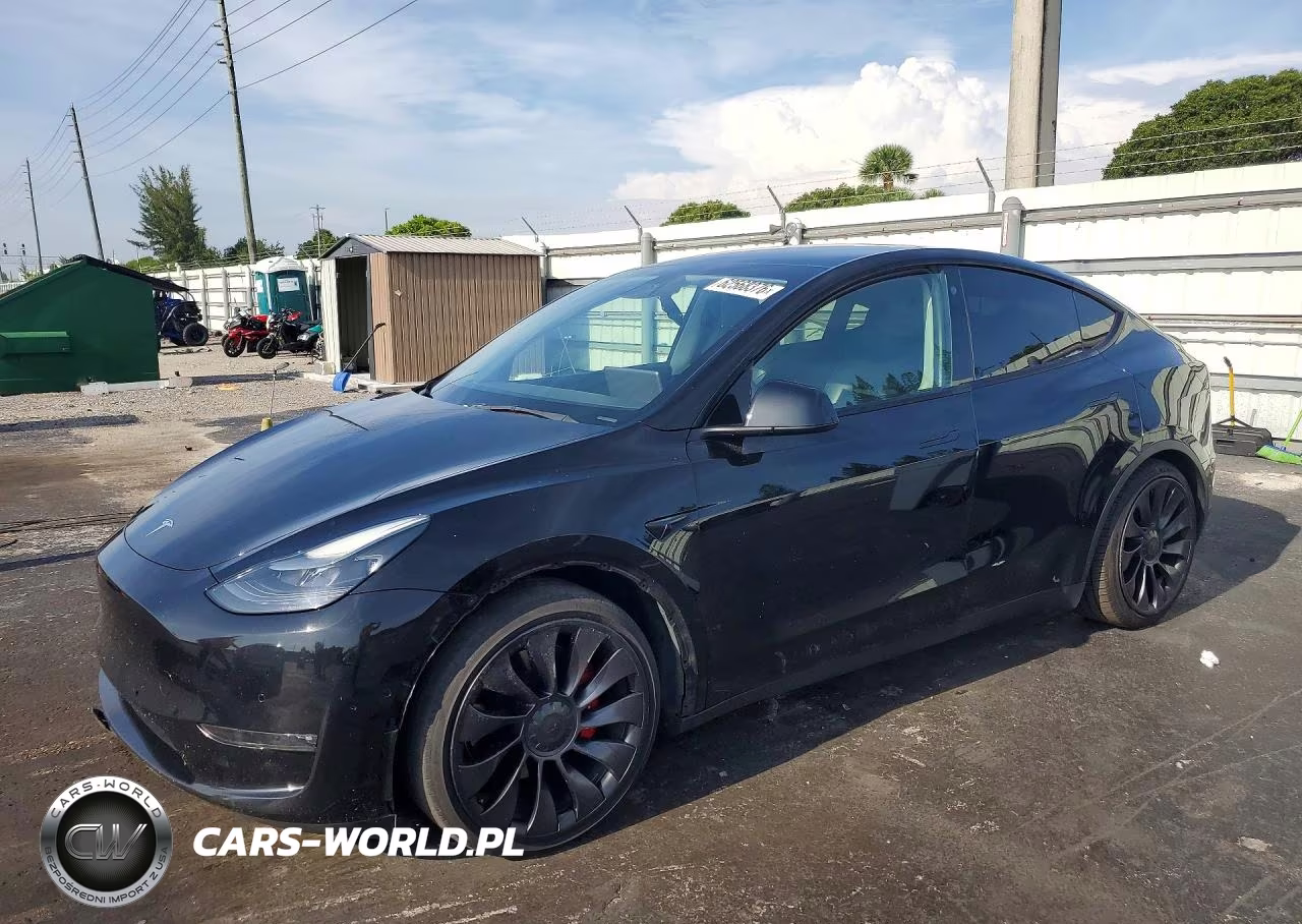 2022 Tesla Model Y VIN:7SAYGDEF0NF392251 - 1