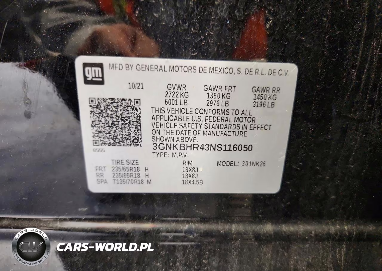 2022 Chevrolet Blazer 2Lt VIN:3GNKBHR43NS116050 - 12