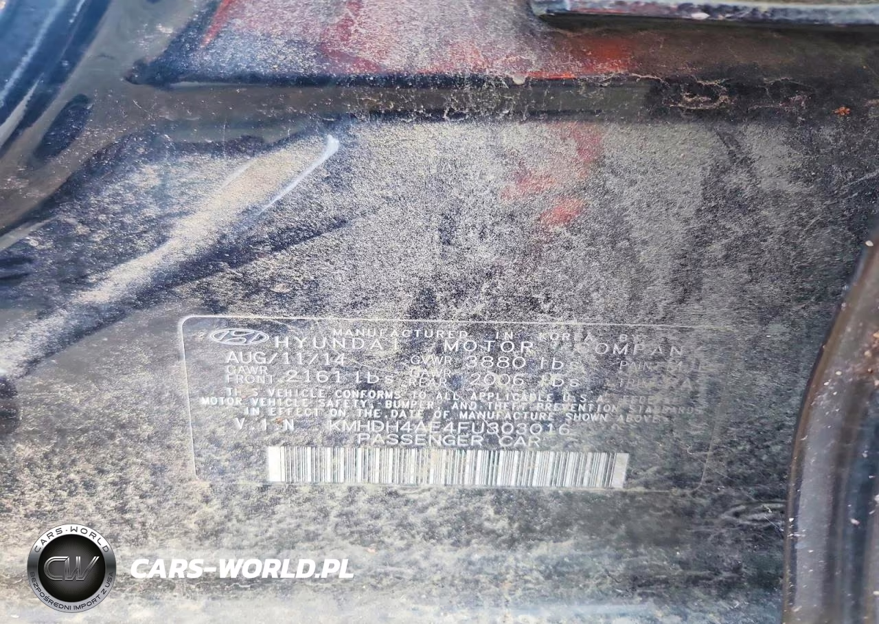 HYUNDAI ELANTRA VIN:KMHDH4AE4FU303016 - 12