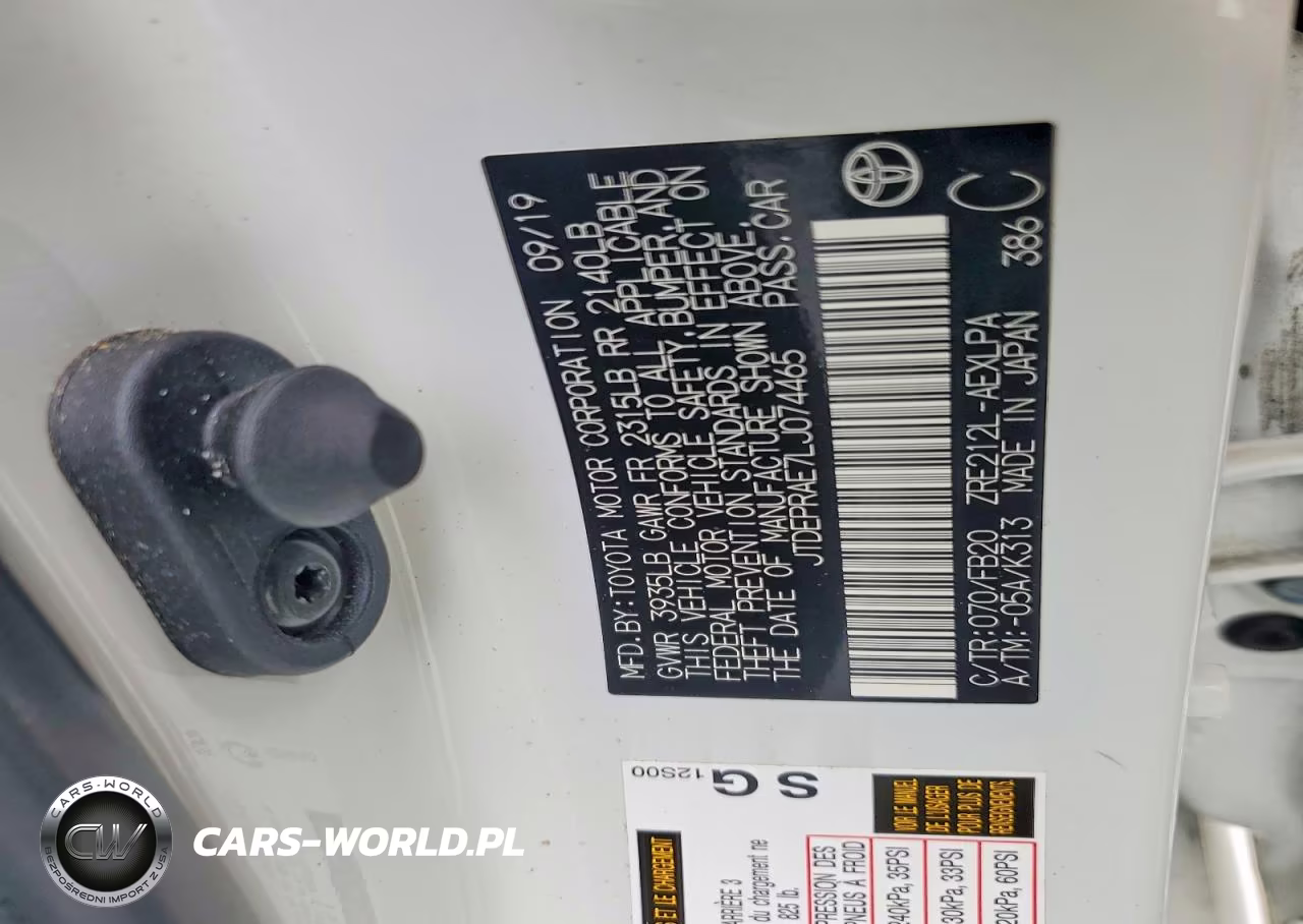 2020 Toyota Corolla Le VIN:JTDEPRAE7LJ074465 - 12