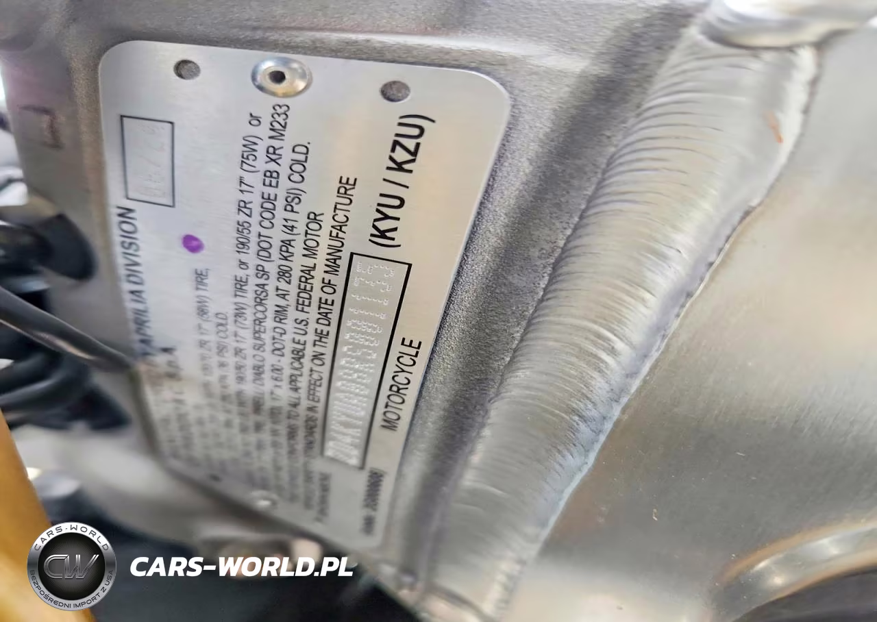 2024 Aprilia Rsv4 1100 VIN:ZD4KYUA08RS001135 - 9
