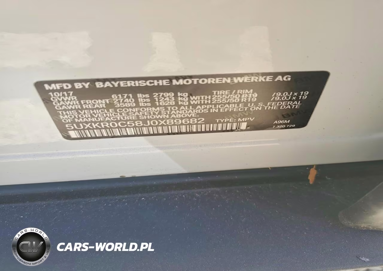 2018 BMW X5 xDrive35I VIN:5UXKR0C58J0X89682 - 14
