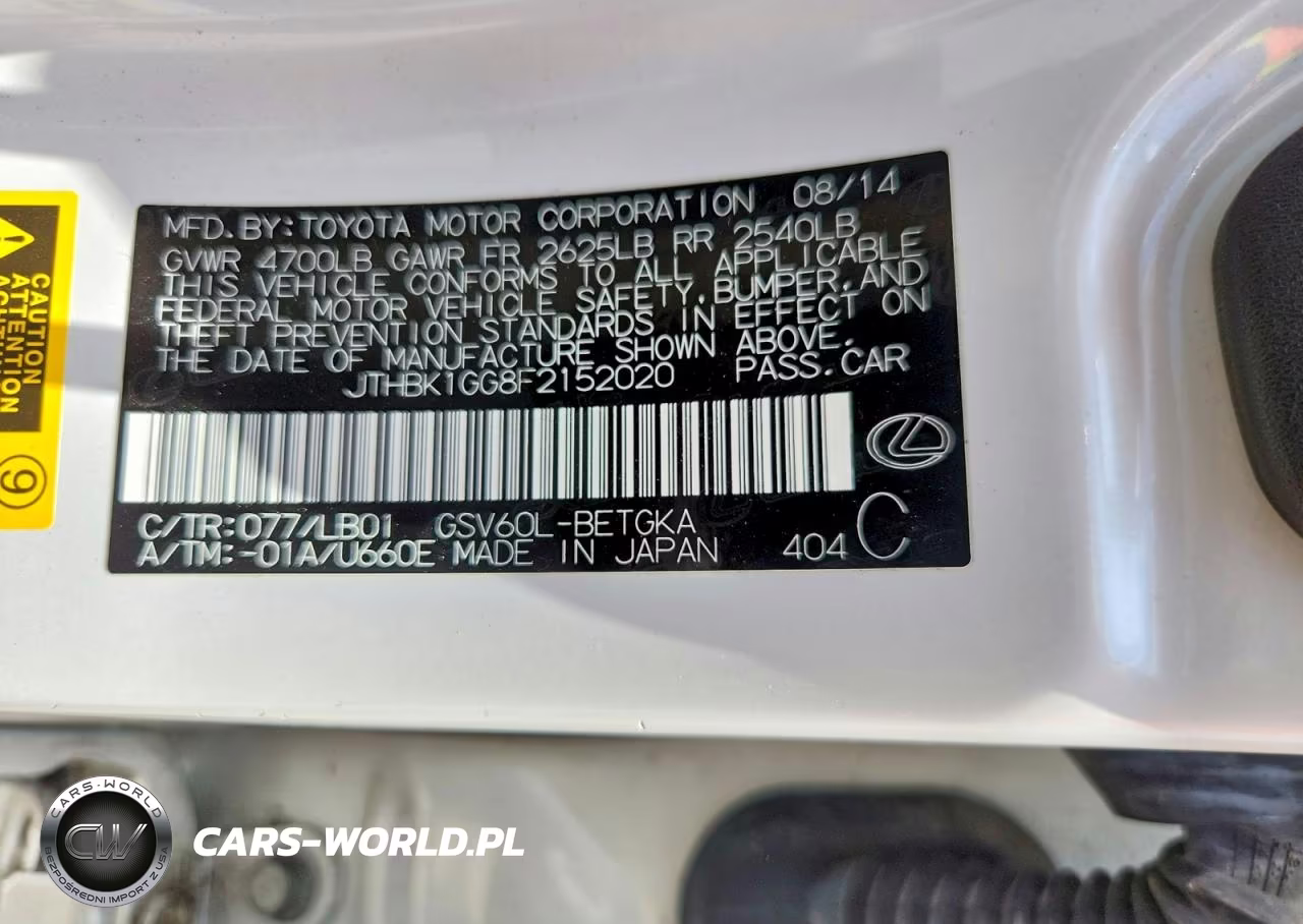 2015 Lexus Es 350 VIN:JTHBK1GG8F2152020 - 12