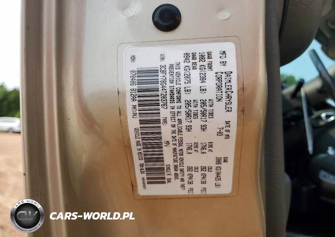 2004 Chrysler Pt Cruiser Gt VIN:3C8FY78G44T203767 - 13