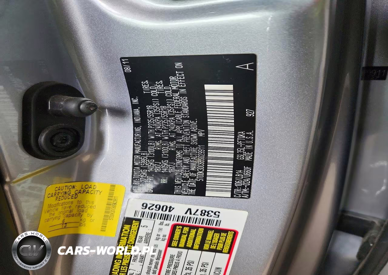 2011 Toyota Sienna Xle VIN:5TDDK3DC6BS029911 - 13