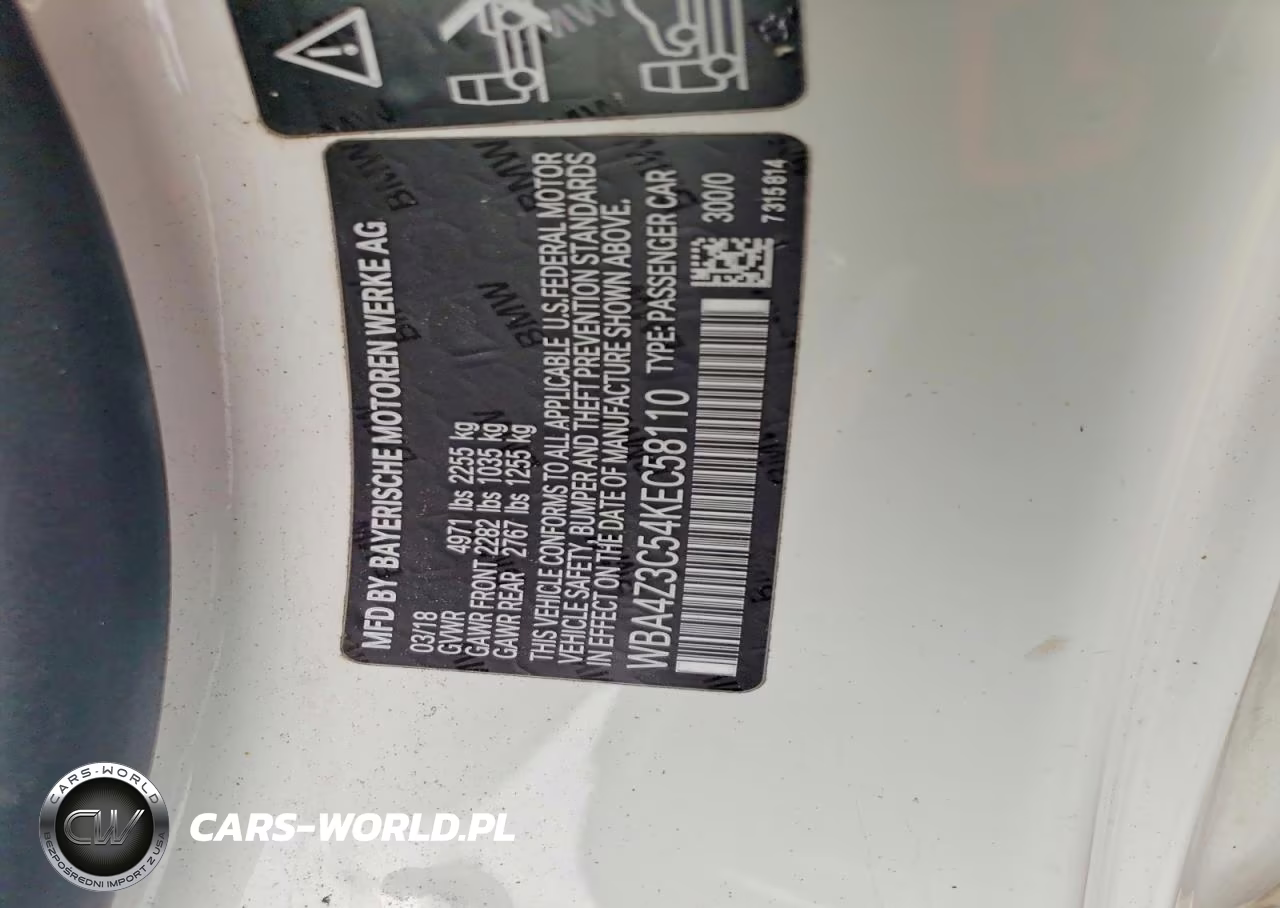 2019 BMW 430Xi VIN:WBA4Z3C54KEC58110 - 13