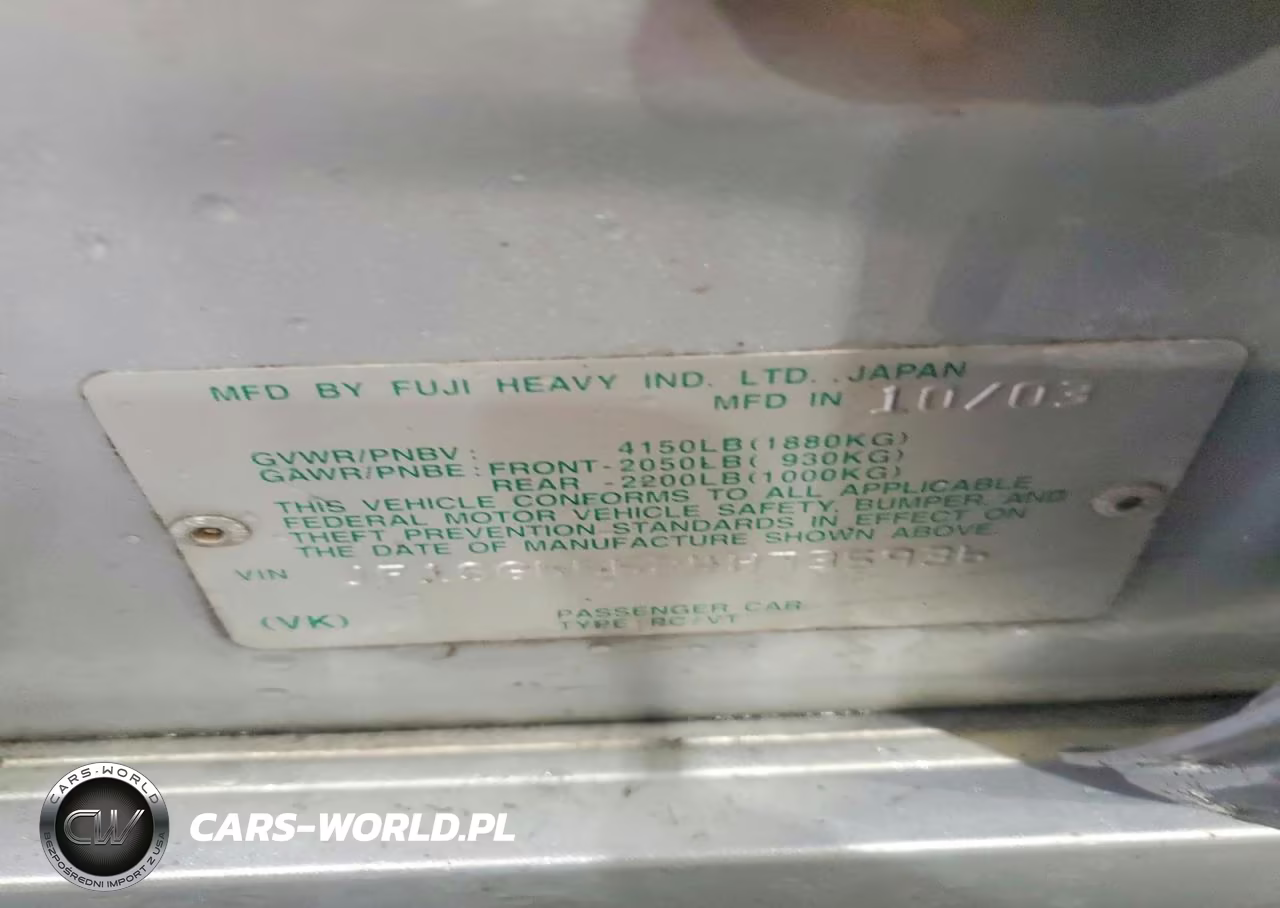 2004 Subaru Forester 2.5Xs VIN:JF1SG65624H735936 - 13