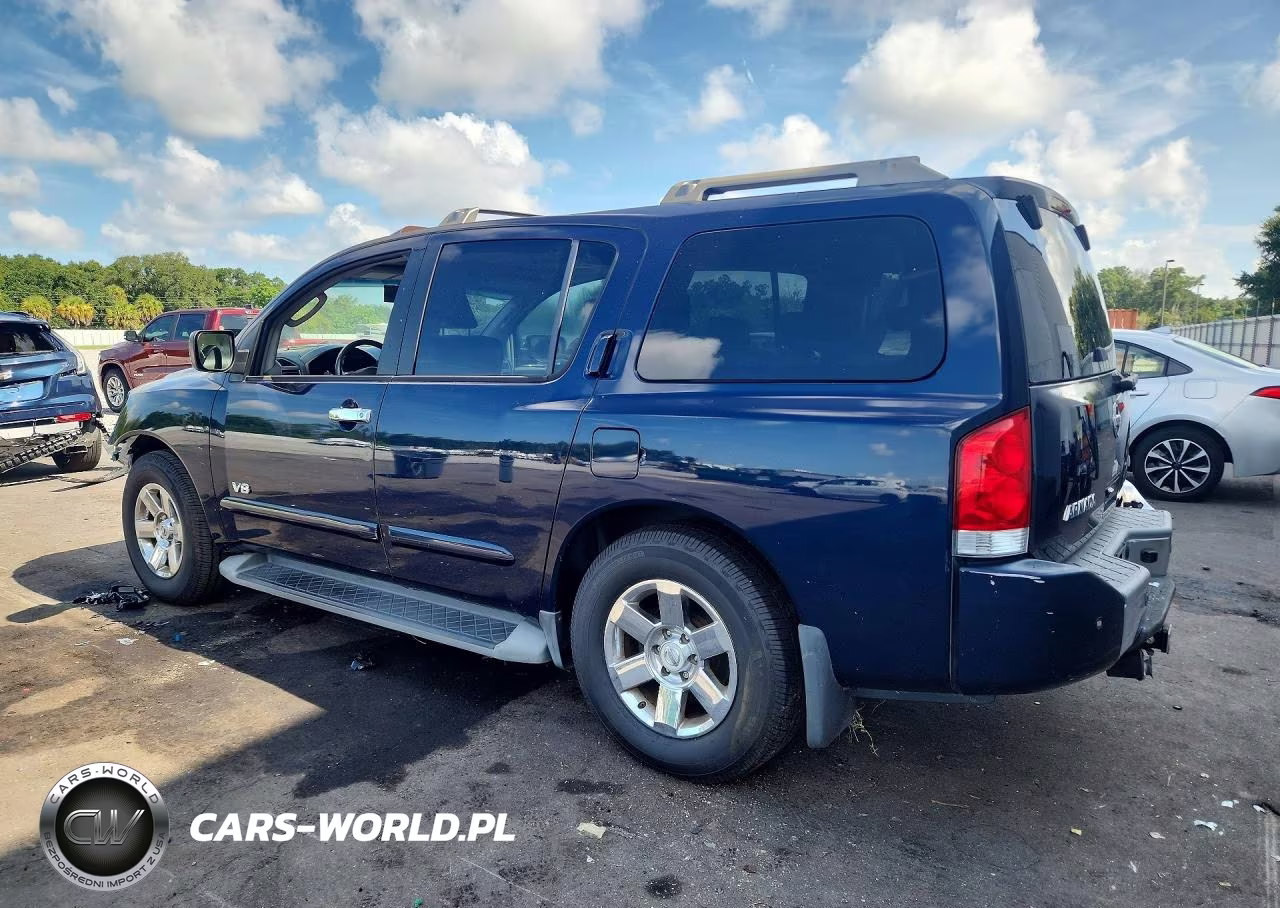 2007 Nissan Armada Se Ffv VIN:5N1BA08A87N720884 - 2