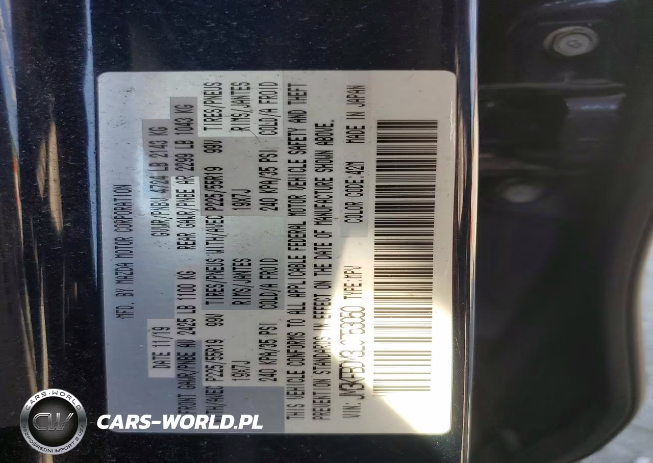 2020 Mazda Cx-5 Grand Touring VIN:JM3KFBDM3L0753050 - 12