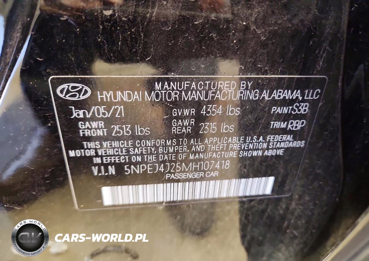 2021 Hyundai Sonata Sel Plus VIN:5NPEJ4J25MH107418 - 13