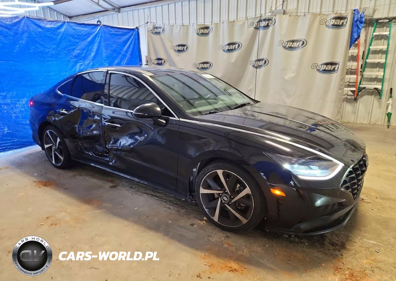 2021 Hyundai Sonata Sel Plus VIN:5NPEJ4J25MH107418 - 4